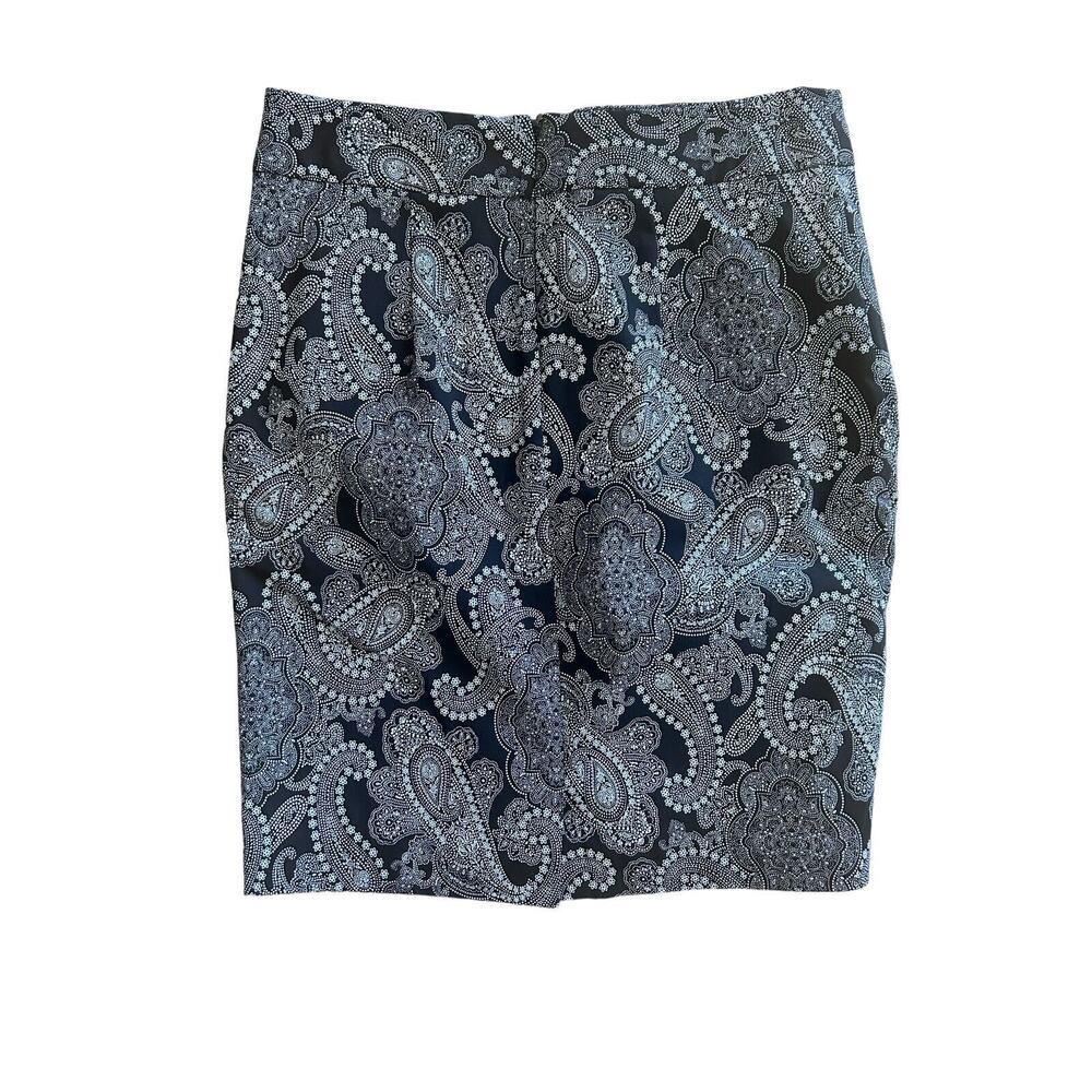 The Limited Stretch Mini Skirt Black and‎ White Pattern Womens Sz 4P - Picture 6 of 11